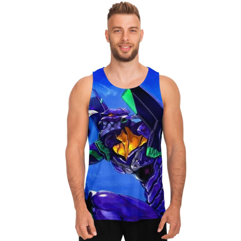 026ab1ef1fa79c9ee08bffa782b2c29d tankTop male front - Neon Genesis Evangelion Store