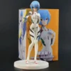 18cm Neon Genesis Evangelion Anime Figure EVA Short Hair Rei Ayanami Action Figure Asuka Figurine PVC 1 - Neon Genesis Evangelion Store