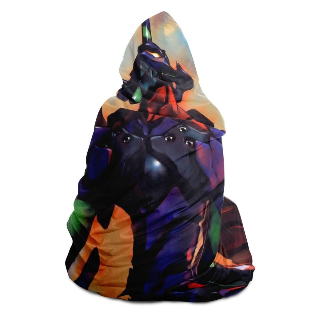 60f8a2627dc050e37cdd8b1b0e9fe6d8 hoodedBlanket view5 - Neon Genesis Evangelion Store