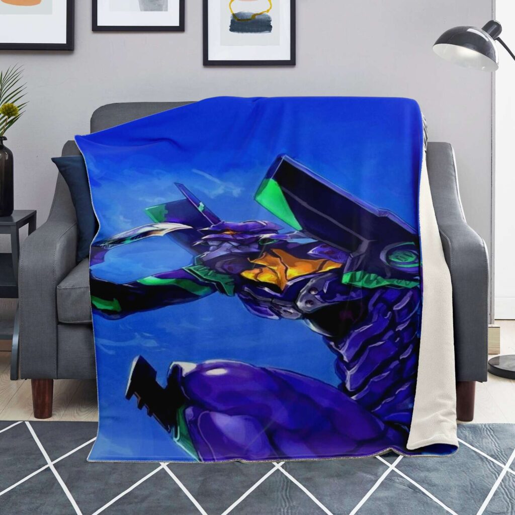 673afc1fb7c0a62ee2c3db40c49c4bb3 blanket vertical lifestyle - Neon Genesis Evangelion Store