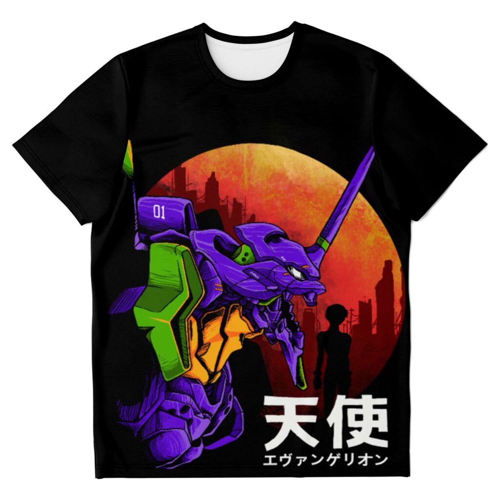 72cb3ae3d710c8d32839b295e34220a8 unisexTshirt flat front - Neon Genesis Evangelion Store