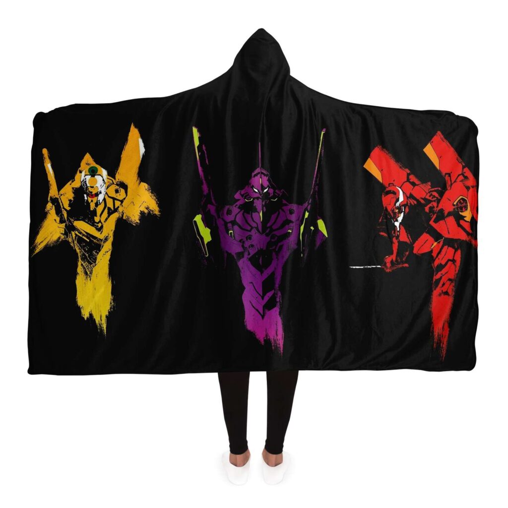 94140a400afc4c1602b62a98bfd2186e hoodedBlanket view4 - Neon Genesis Evangelion Store