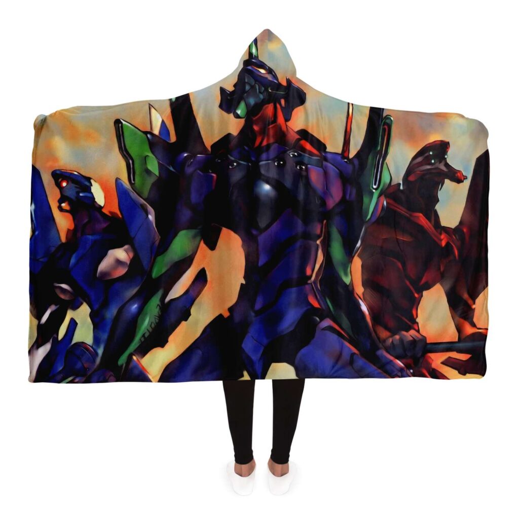 9fa30898a49184e936ceb8436df1d0e0 hoodedBlanket view4 - Neon Genesis Evangelion Store