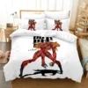 Anime Evangelion Duvet Cover Pillowcase 3D Printed Bedding Set 2 3 Pcs Double Full Queen King 2 - Neon Genesis Evangelion Store