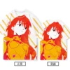 EVA CO NEW CENTURY EVANGELION SHORT SLEEVED T SHIRT MALE COS ASUKA LINGBOLI ANIME SURROUNDING CLOTHES - Neon Genesis Evangelion Store