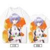 EVA CO NEW CENTURY EVANGELION SHORT SLEEVED T SHIRT MALE COS ASUKA LINGBOLI ANIME SURROUNDING CLOTHES 12 - Neon Genesis Evangelion Store