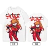 EVA CO NEW CENTURY EVANGELION SHORT SLEEVED T SHIRT MALE COS ASUKA LINGBOLI ANIME SURROUNDING CLOTHES 3 - Neon Genesis Evangelion Store