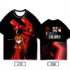 EVA CO NEW CENTURY EVANGELION SHORT SLEEVED T SHIRT MALE COS ASUKA LINGBOLI ANIME SURROUNDING CLOTHES 8 - Neon Genesis Evangelion Store