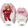 EVA NEW CENTURY EVANGELION HOODIE MEN ROUND NECK AUTUMN TWO YUAN AYANAMI REI TOMORROW KAIKARI SHINJI 14 - Neon Genesis Evangelion Store