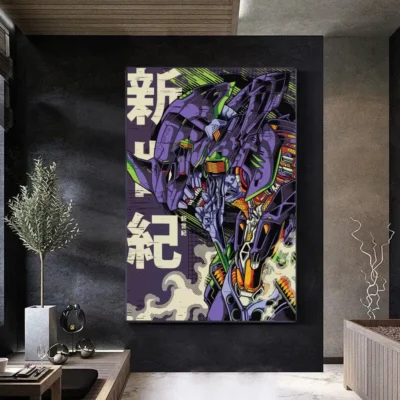 N Neon G Genesis E Evangelion Anime Posters Sticky HD Quality Poster Wall Art Painting Study 10 - Neon Genesis Evangelion Store