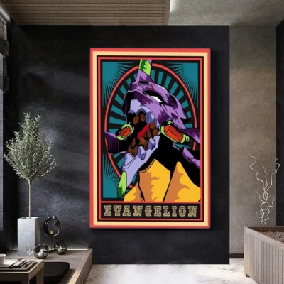 N Neon G Genesis E Evangelion Anime Posters Sticky HD Quality Poster Wall Art Painting Study 8 - Neon Genesis Evangelion Store