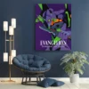 N Neon G Genesis E Evangelion Self adhesive Art Poster Retro Kraft Paper Sticker DIY Room 4 - Neon Genesis Evangelion Store