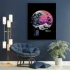 N Neon G Genesis E Evangelion Self adhesive Art Poster Retro Kraft Paper Sticker DIY Room 9 - Neon Genesis Evangelion Store