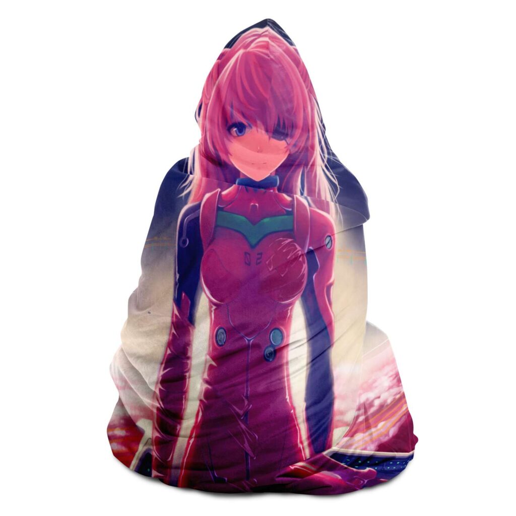 a6d506ed1a6c408df8d3af8e7e14f5cd hoodedBlanket view5 - Neon Genesis Evangelion Store