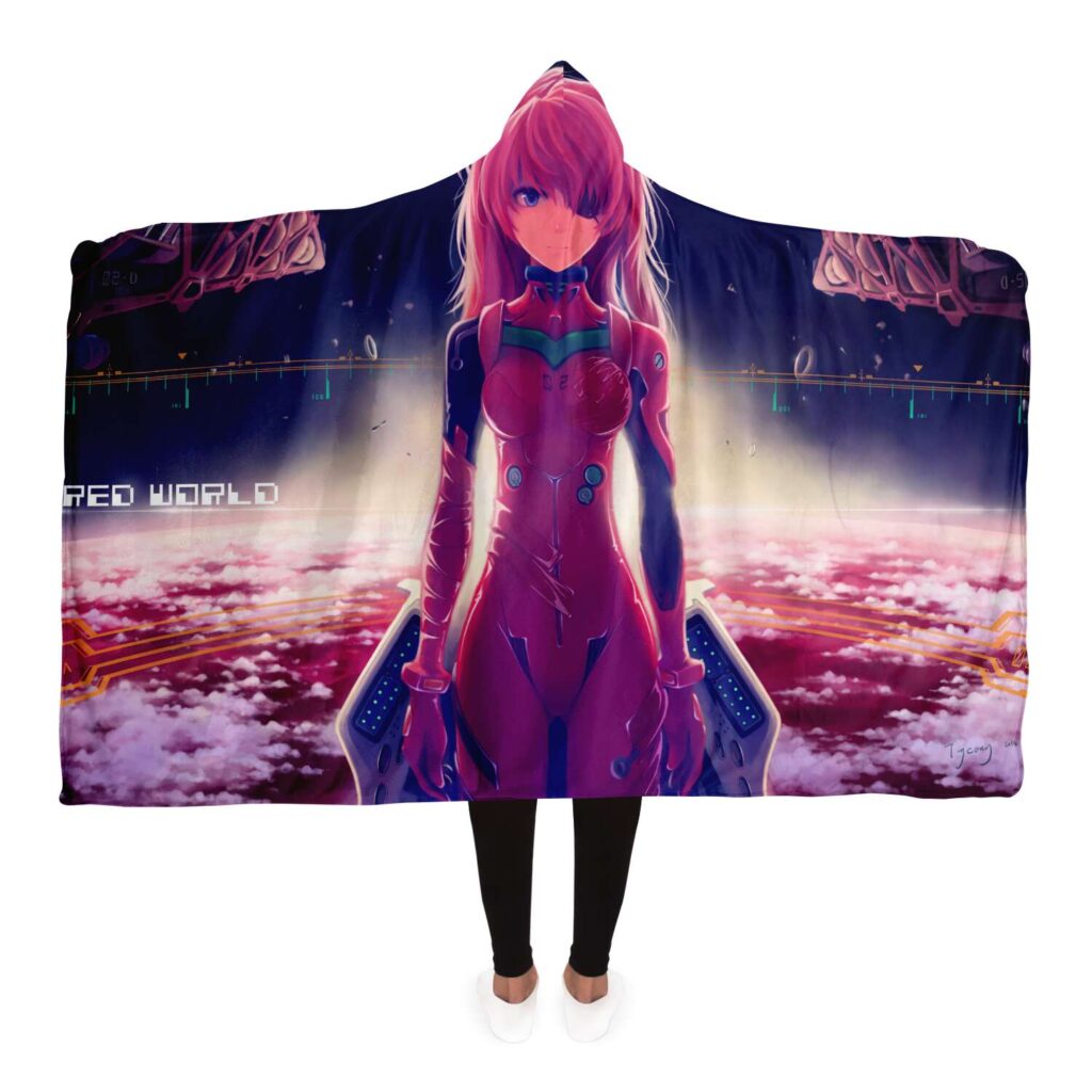 ac5843faa1408c38085ba067ee68f7ce hoodedBlanket view4 - Neon Genesis Evangelion Store