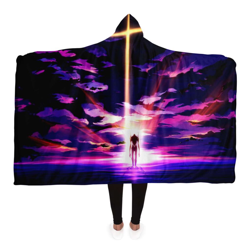 b6fbfbb4e9b3f74c0c202399d309448f hoodedBlanket view4 - Neon Genesis Evangelion Store