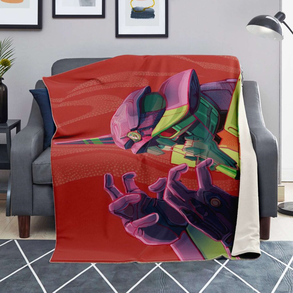 d9d08b425f82a6ac56a4dfa5ce60fbc4 blanket vertical lifestyle - Neon Genesis Evangelion Store