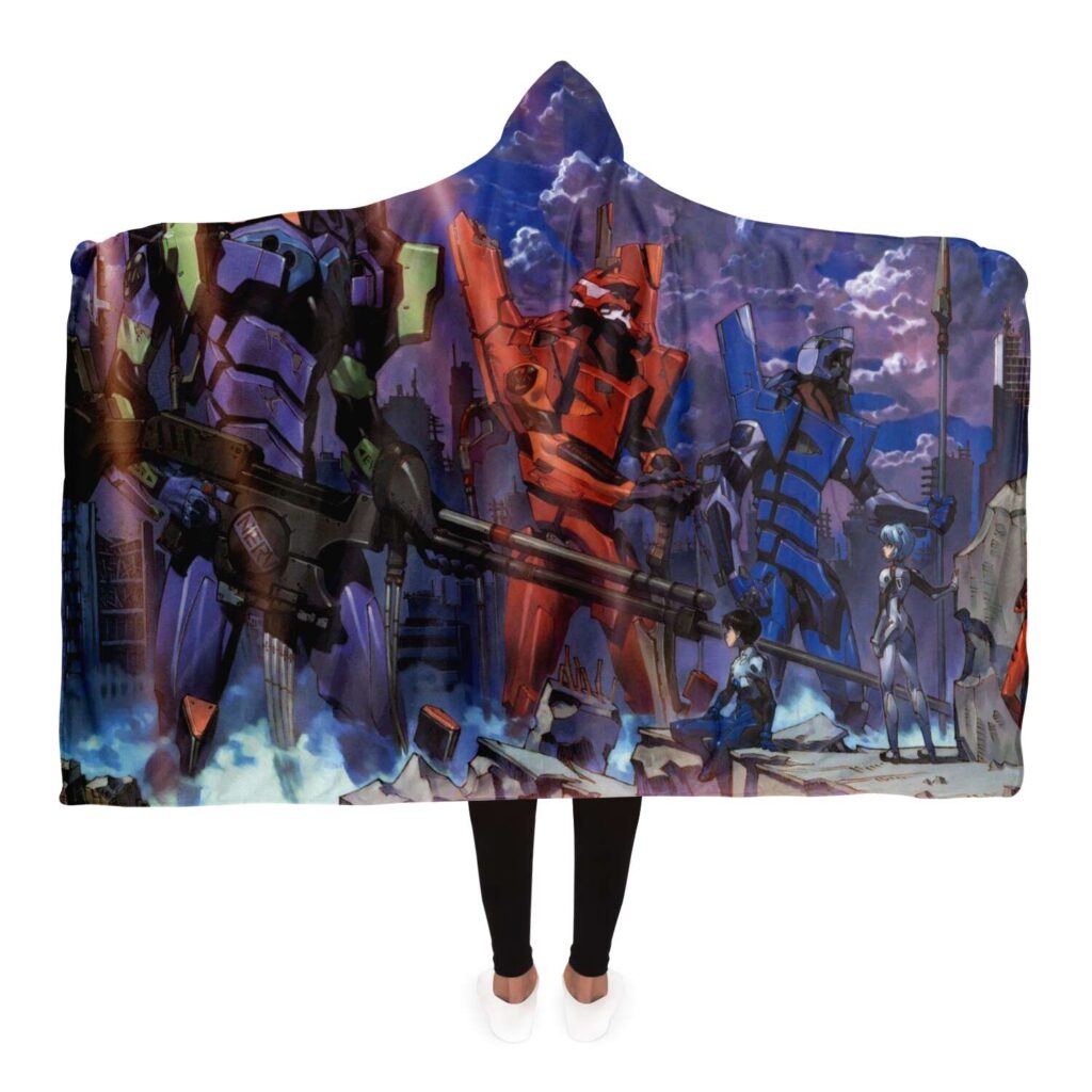 ee61a4f6f806112c5859c99858bcb509 hoodedBlanket view4 - Neon Genesis Evangelion Store