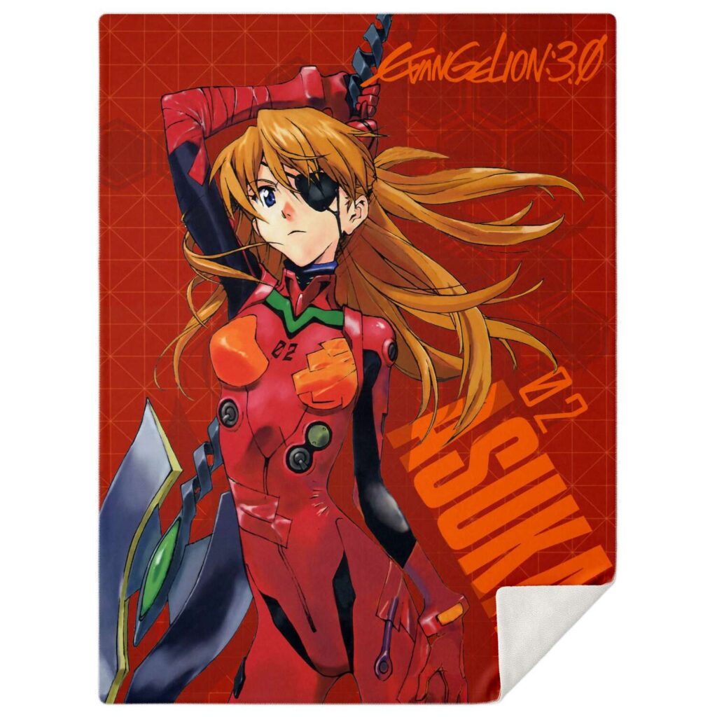 fe1e25439109f2289ef2c3834ad5729a blanket vertical flat - Neon Genesis Evangelion Store