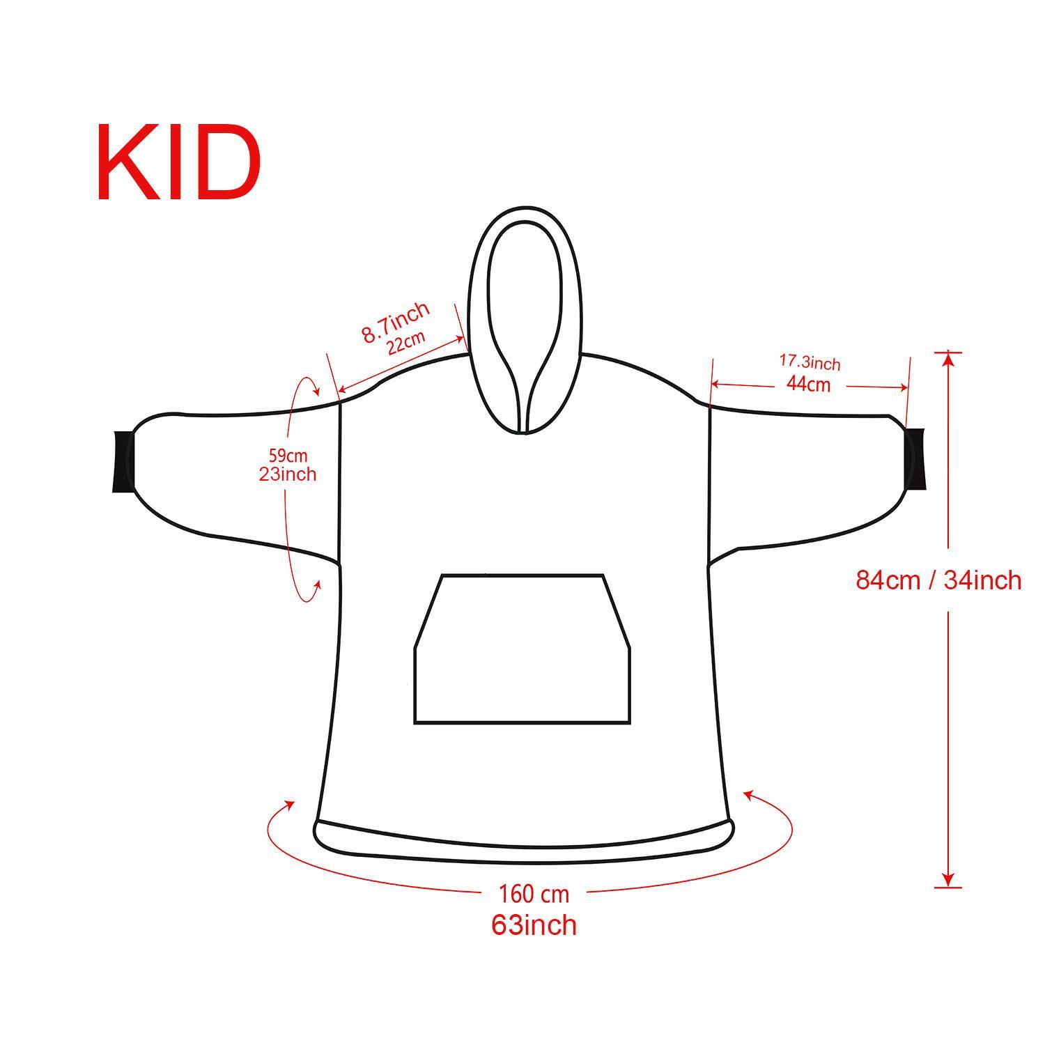 snug hoodie kid size chart - Neon Genesis Evangelion Store