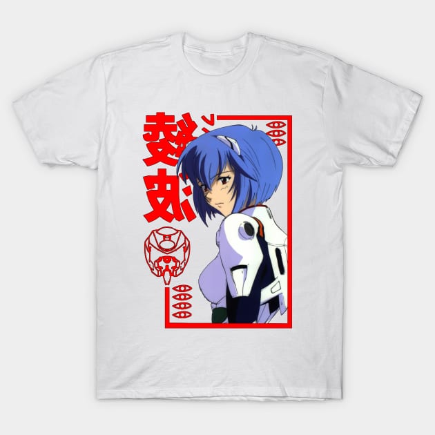 Evangelion Ayanami Rei T Shirt - Neon Genesis Evangelion Store