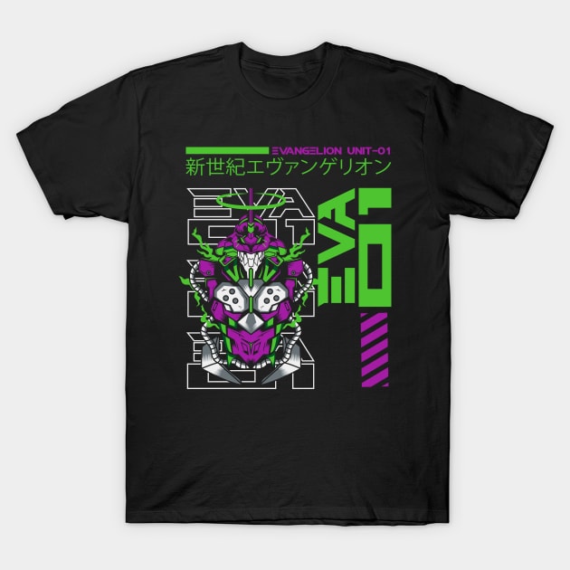 Evangelion Eva 01 T Shirt - Neon Genesis Evangelion Store