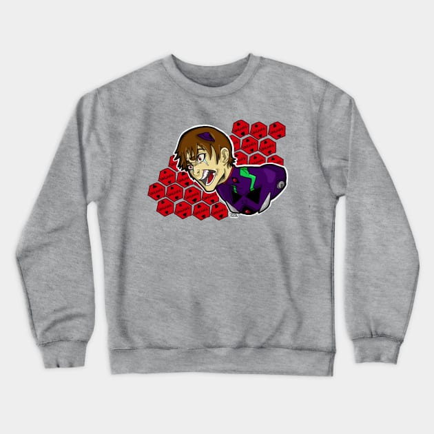 Evangelion Shinji Crewneck Sweatshirt - Neon Genesis Evangelion Store