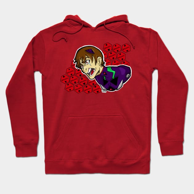 Evangelion Shinji Hoodie - Neon Genesis Evangelion Store